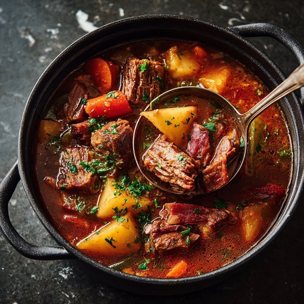 Steckrübeneintopf mit Kasseler - nach Omas Rezept